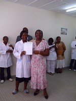 Remise des diplomes de formation: cliquer pour aggrandir