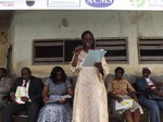 Discours du chef service sant du District de Nylon, Dr NGUELE: cliquer pour aggrandir