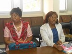 Pr Njikam et Dr Dissongo-Moukouri: cliquer pour aggrandir