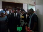 Visite officielle du stand PARTEC AC par les ministres: cliquer pour aggrandir