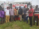 Photo d´ensemble devant le stand de la CR-UD: cliquer pour aggrandir