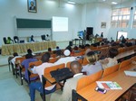 Etudiants trs attentifs  la prsentation du Prof Leopold LEHMAN: cliquer pour aggrandir